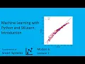 Machine Learning with Python and SKLearn Introduction