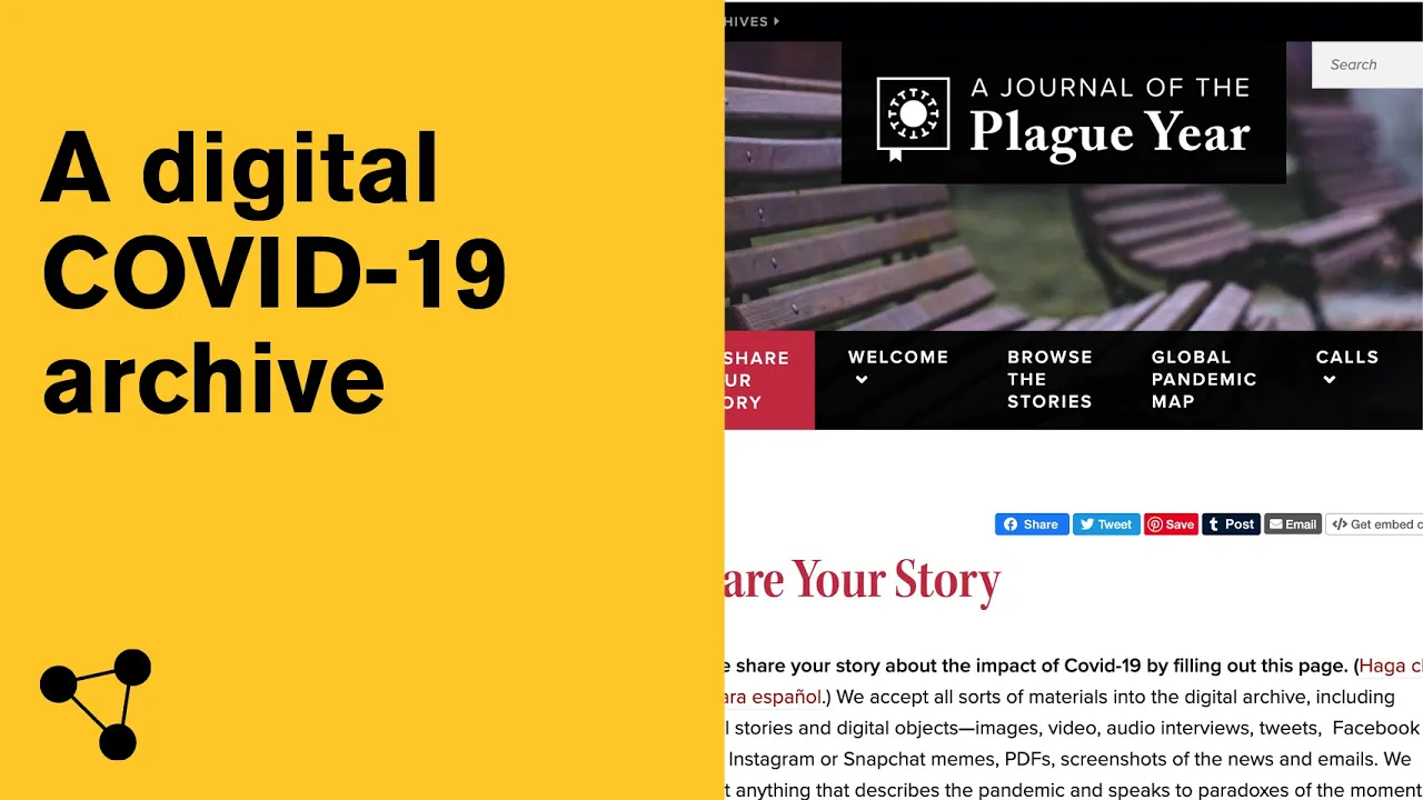 Digital Humanities Virtual Hour: A Journal of a Plague Year: An Archive of COVID19