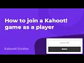 How to join a Kahoot game as a player