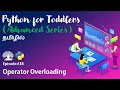 Learn Python programming in TAMIL Operator Overloading Tamil