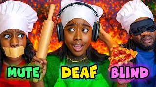 We Made Pizza Blind, Deaf & Mute… 😳🍕