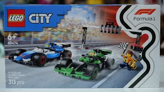 LEGO City 60474 F1 Grid with VCARB & Sauber Race Cars - LEGO Speed Build Review