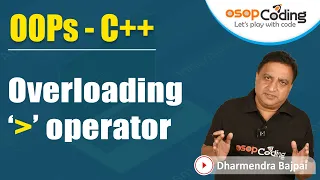 Comparing two objects using operator in c Operator overloading C Full playlist 40