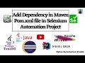 Add Selenium Dependency in Maven POM XML IntelliJ Setup Tutorial