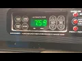 How to set the clock on a GE Hotpoint range Model RB757BC1AD