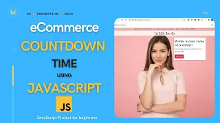 Build an eCommerce Countdown TIMER using HTML CSS and JavaScript