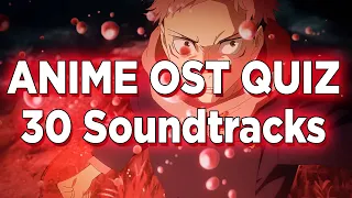 Download ANIME OST QUIZ | 30 Soundtracks | Guess the Anime Soundtrack #5 MP3