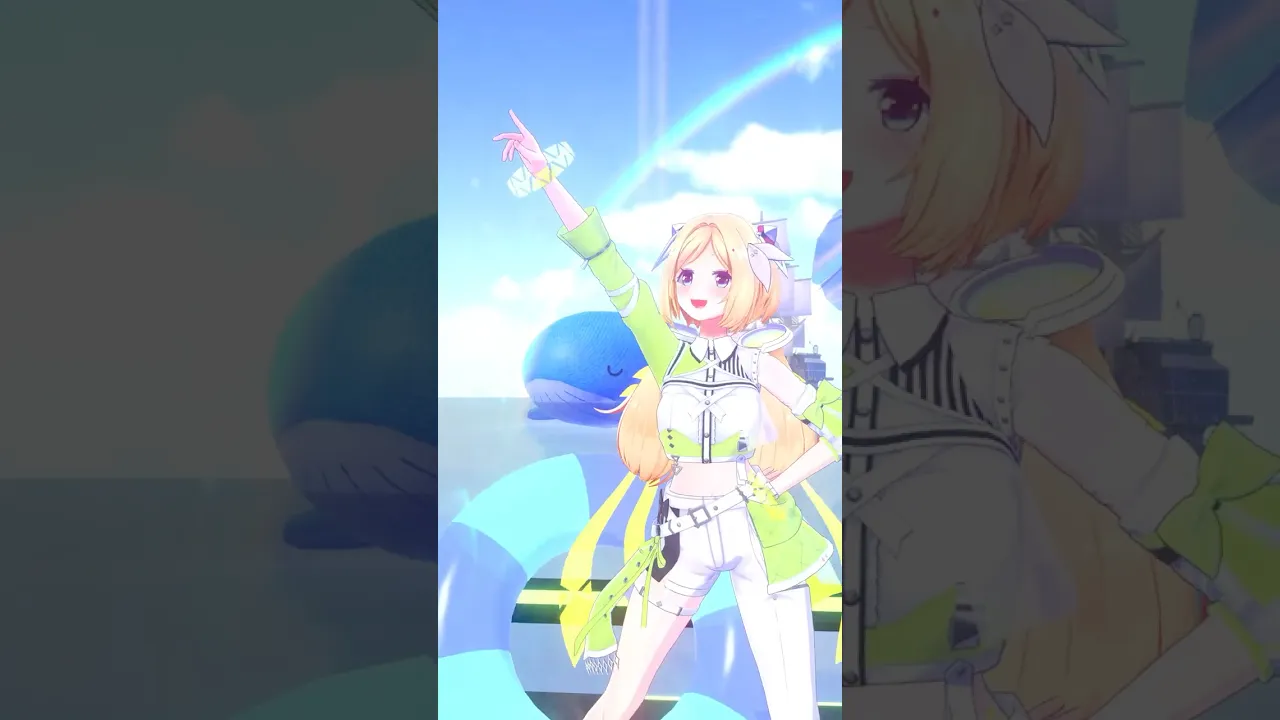 Sparkling!!/夏色まつり 踊ってみた！ #夏色まつり #アキロゼ #ホロライブ #hololive #shorts