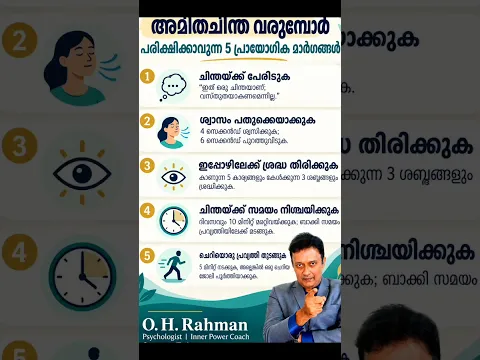 അമിതചിന്ത നിർത്താം Break the Overthinking Cycle, Malayalam Motivation