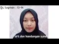 Download Lagu Surah Al-Luqman ayat 13-14 beserta arti dan kandungan ayat