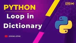 How to use loops in dictionary in python python dictionary tutorial