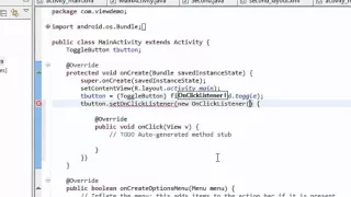 android tutorial for beginners 40 toggle button in android