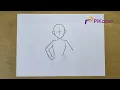 How to Draw a Poses Hand on Hip Easy step by step