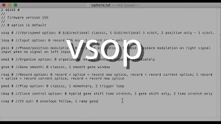 MG155 Firmware update w User Definable Firmware Options Vari-Speed Option vsop