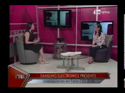 Samsung Electronics presentó innovaciones en Feria CES 2018