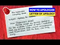 Apology Letter for mistake Apology Letter to company How to apologize
