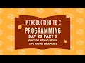 C Programming Function with no returntype and no arguments Part 2 Day 23