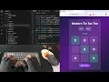 Modern Tic Tac Toe with React TailwindCss - ASMR Programming