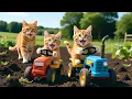 Download Lagu Mama Cat Trims Fur on the Farm and Makes Tiger Hat For Kittens At Home🐾🎩🐯