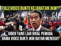MAMPUS TERBUKTI.!! VIDEO YANG LAGI VIRAL, PEMUDA BAWA BUKTI VIDEO, JKW BAYAR MEREKA ⁉️