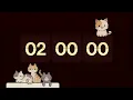 2 Hour Timer Flip Clock Silent Countdown No Music