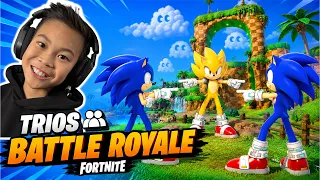 Can We Win with Three Sonics! In Trios Battle Royale Fortnite!