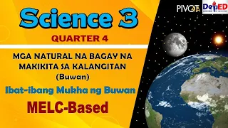 Mga Natural na Bagay na Makikita sa Kalangitan-BUWAN| Iba't ibang mukha ng buwan| SCIENCE 3| Q4| W8