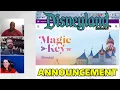 Disneyland Announces Magic Key Program Replacing Annual Passports