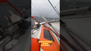Caught in a big storm 30 NM off the coast of Norway! #sailing #northsea #storm