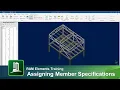 Assigning Local Axis Rigid End Offsets and Member End Fixity in RAM Elements