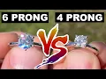 JAMES ALLEN - 4 PRONG vs 6 PRONG Solitaire Diamond Engagement Ring Which do you like better