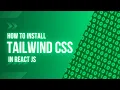 How to Use Tailwind CSS with React building Navbar and Contact Us form