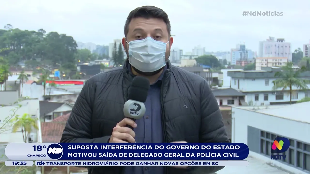 Suposta interferência do governo de SC motivou saída de delegado geral da Polícia Civil