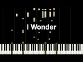 Download Lagu Madison Beer - I Wonder | Piano Cover (Synthesia Tutorial)