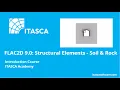 FLAC2D 9 0 Structural Elements - Soil and Rock Structure Interaction Overview