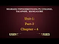 Chapter 4 Using Python Libraries Part 3 By Mr Rohith