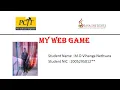 2D Game Development Project Java Institute PCJT Software Engineering