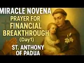 MIRACLE NOVENA FOR FINANCIAL BREAKTHROUGH DAY 1