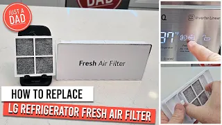 LG Refrigerator LT120F Fresh Air Filter How To Replace