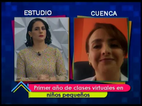 Primer año de clases virtuales en niños pequeños