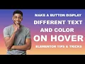 How to Change Button on Hover in Elementor CSS Tips and Tricks 2024