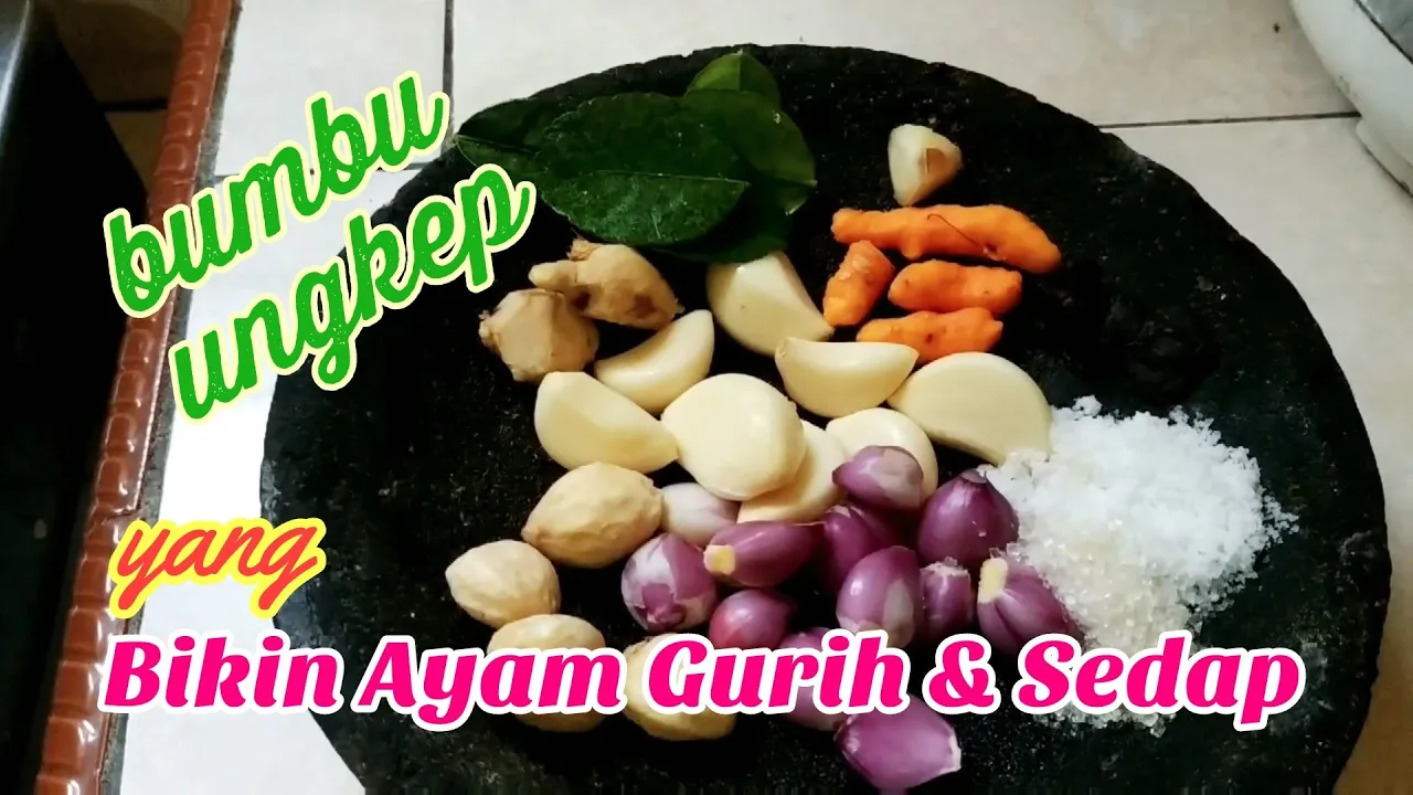 Resep AYAM GORENG LENGKUAS & Sambal Bawang [Bisa Frozen Food]