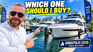 I’m Buying a POWER YACHT?! Touring the Annapolis Boat Show 2026