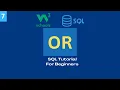 SQL Tutorial for Beginners - 2024 AND Operator W3 Schools SQL Certification