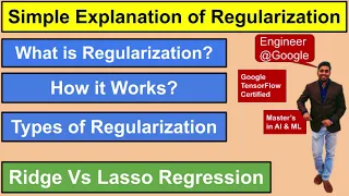 Simple Explanation of Regularization in ML Types of Regularization Ridge Vs Lasso Regularization
