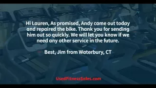 Used Fitness Sales - REVIEWS