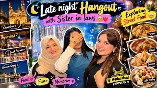 Late Night Hangout With Sister-in-Laws 🥹❤️| Hyderabad Street Food 🤩 & 10K Celebration🥳| @RabeecaKhan