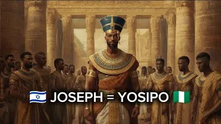 MEANING Of JOSEPH 2nd In Command To Pharaoh 