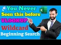 VLOOKUP Wildcard Beginning Search Never seen this before