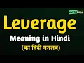 Leverage meaning in hindi Leverage matlab kya hota hai Leverage explained